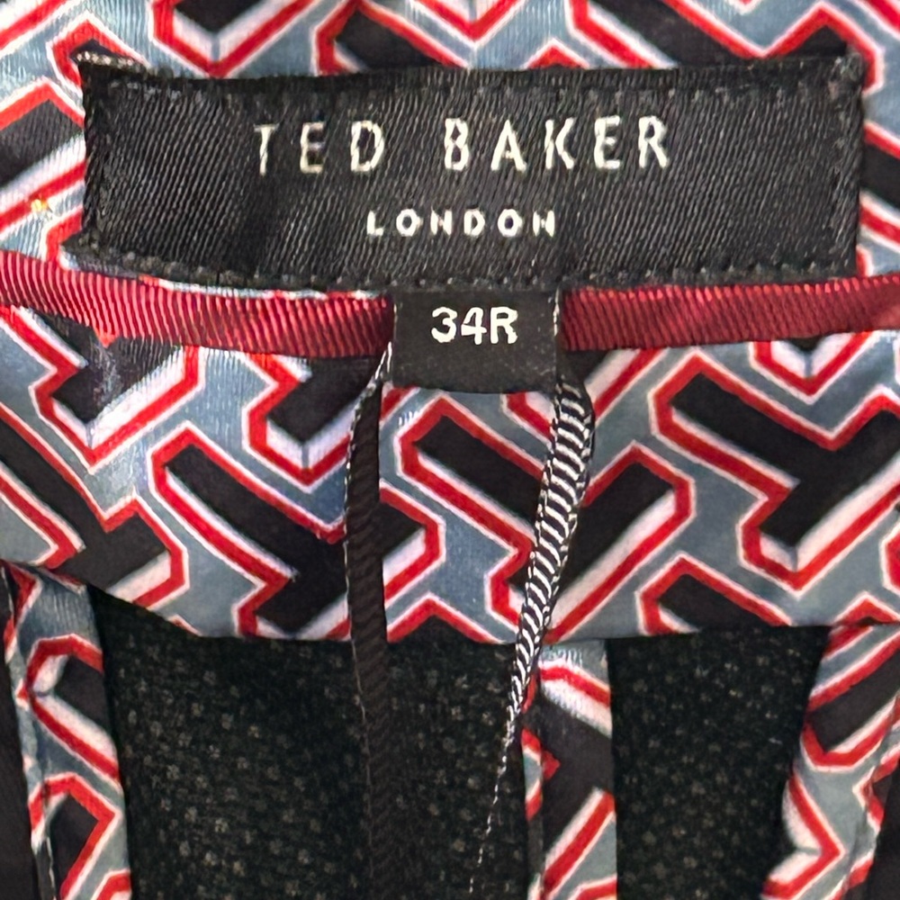Ted Baker London Men’s Charcoal MMT-BEEZTRO Semi Plain Trousers Size 34R $175 - Picture 3 of 16